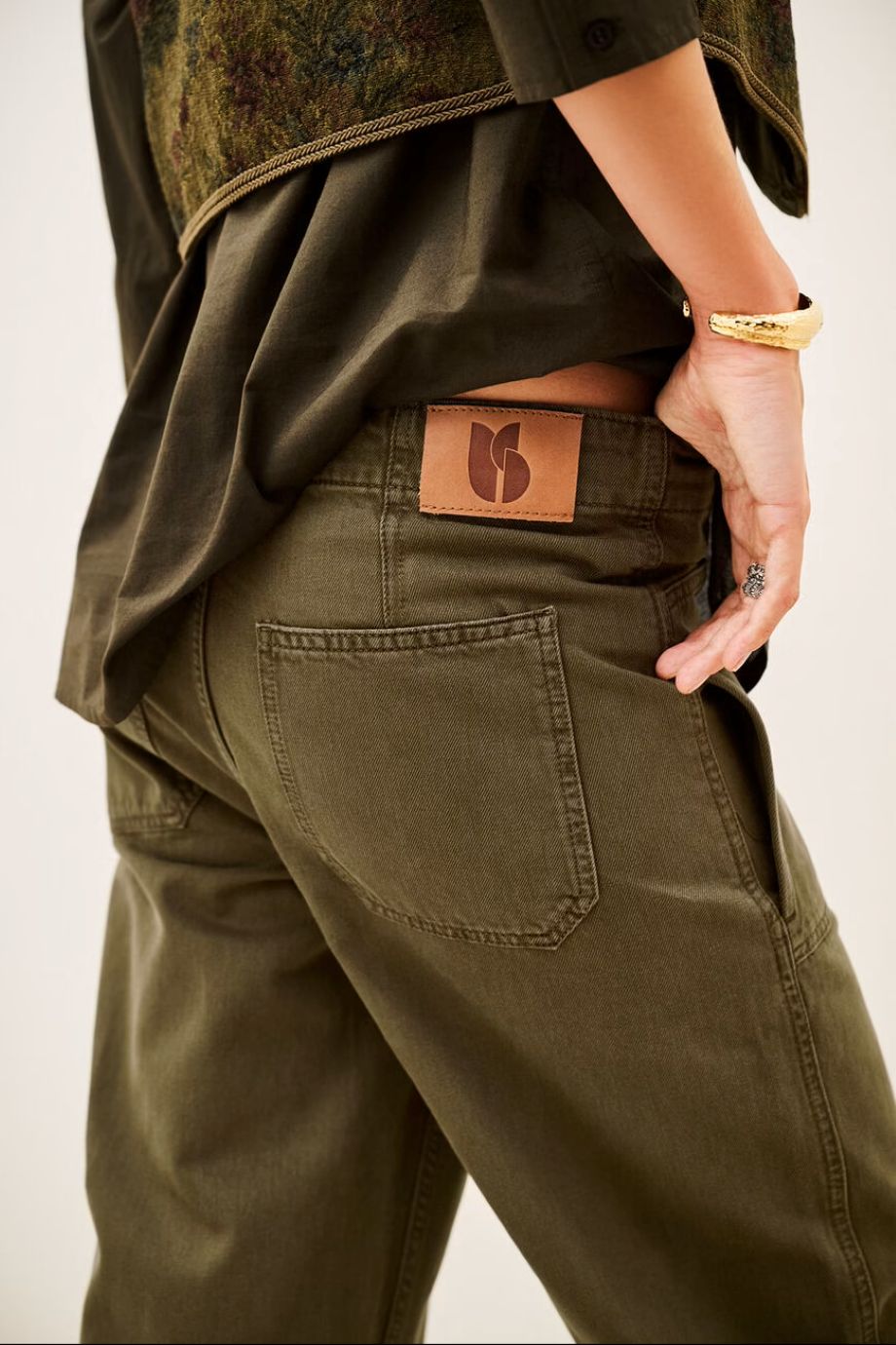 ba&sh Cocy Pant - Kaki