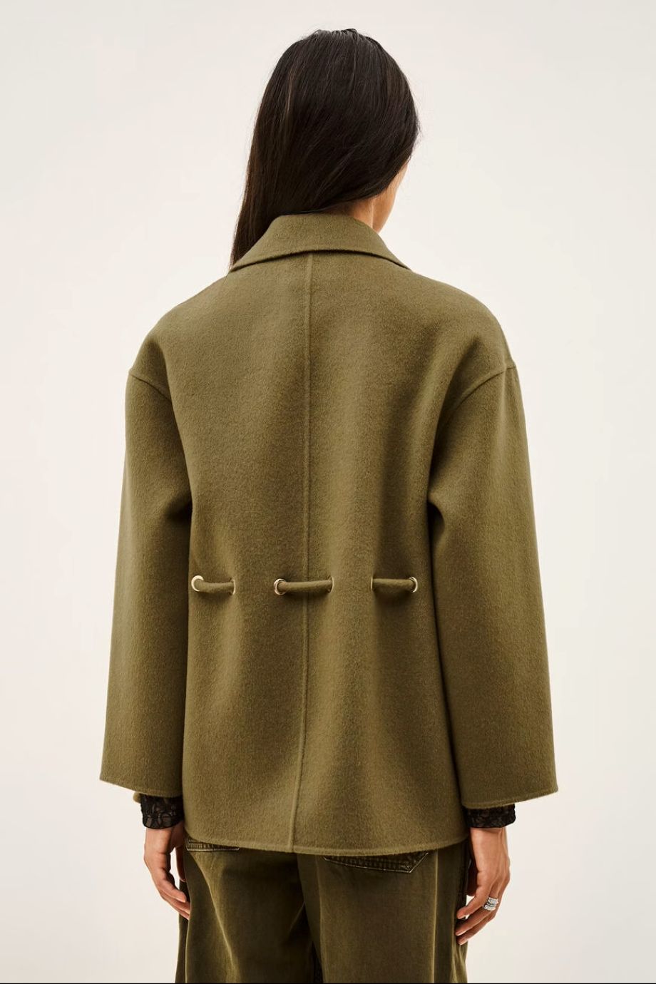 ba&sh Kam Coat - Kaki
