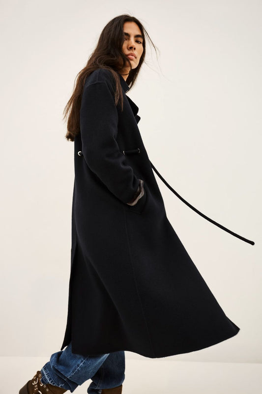 ba&sh Kate Coat - Encre