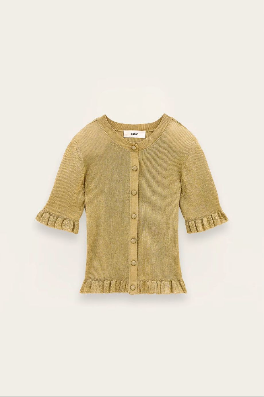 ba&sh Zibo Cardigan - Gold