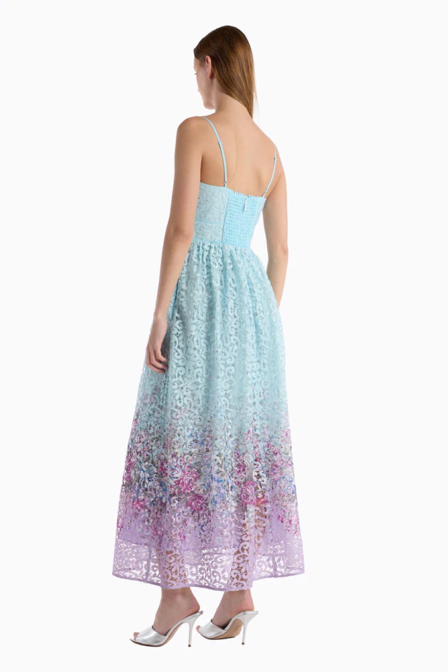 Christy Lynn Leilani Midi Dress - Camellia Cloud