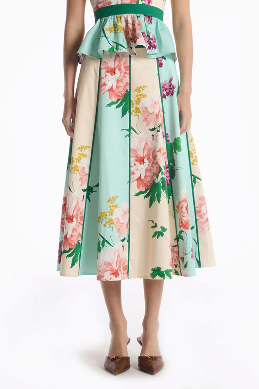 Christy Lynn Nate Skirt  - Tranquiltiy Multi