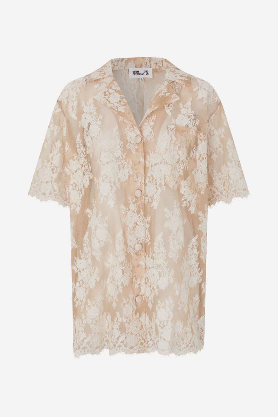 Baum und Pferdgarten Mannica Lace Blouse - Frappe Beige