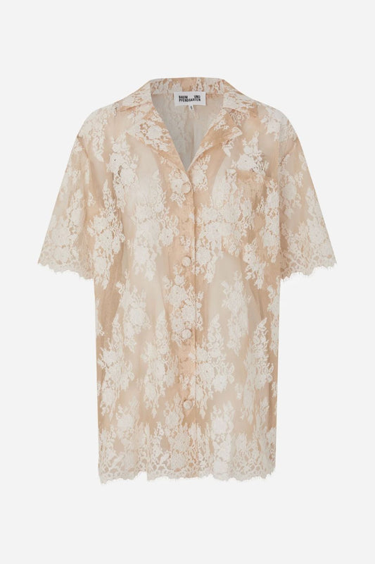 Baum und Pferdgarten Mannica Lace Blouse - Frappe Beige