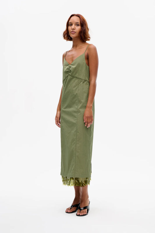 Baum und Pferdgarten Atelia Dress - Four Leaf Clover Green