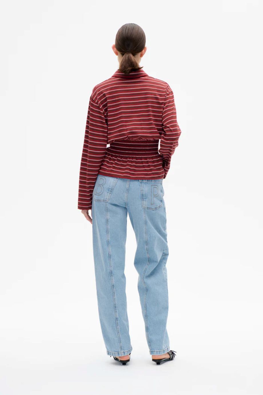 Baum und Pferdgarten Josefin Shirt - Syrah Red Stripe