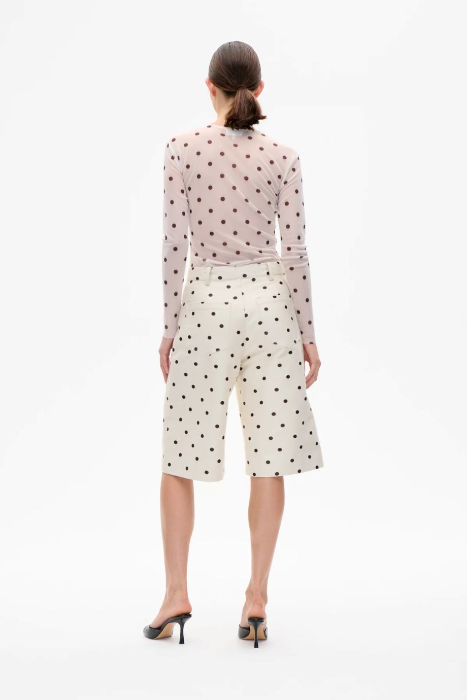 Baum und Pferdgarten Jodie Shirt - Egret Creme Dot