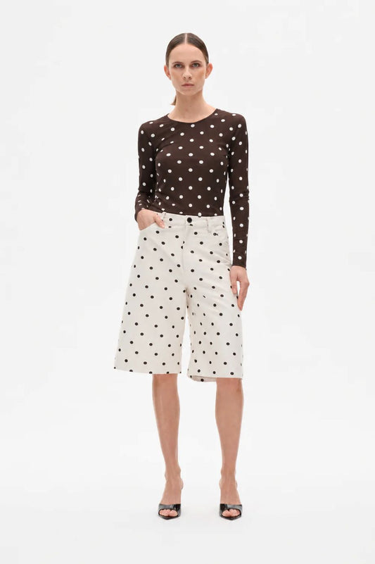 Baum und Pferdgarten Jodie Shirt - Coffe Bean Dot