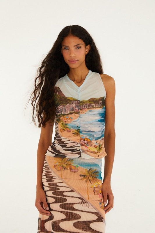 Farm Rio Copacabana Beach Top - Multi