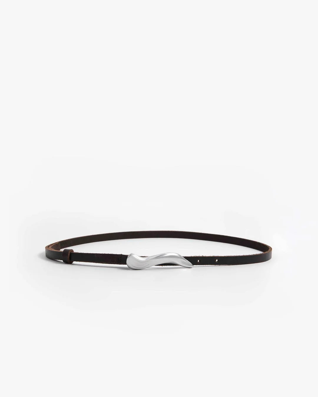 Alysi Thin Belt with Jewel Buckle - Moro