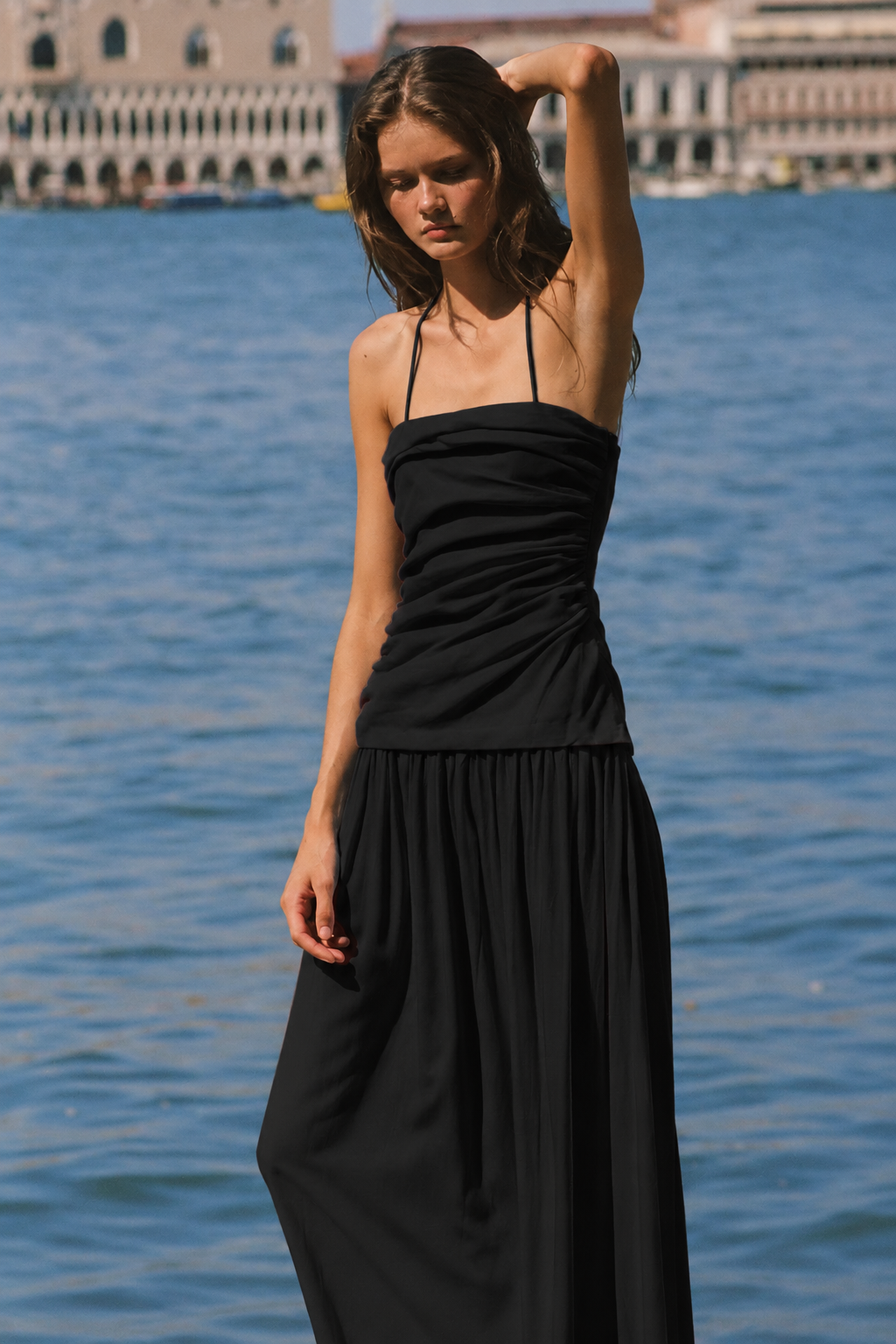 Faithfull Notte Maxi Dress - Black