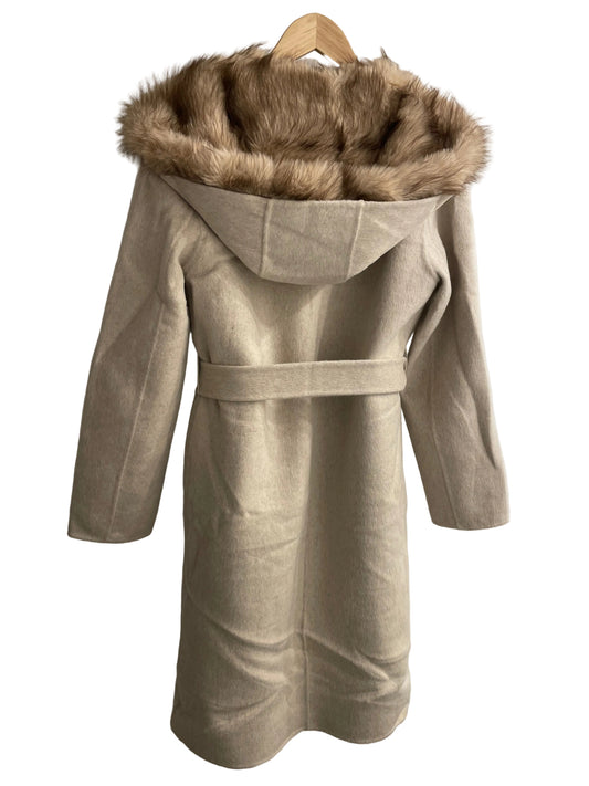 Chammomile Wool Wrap Coat - Oatmeal