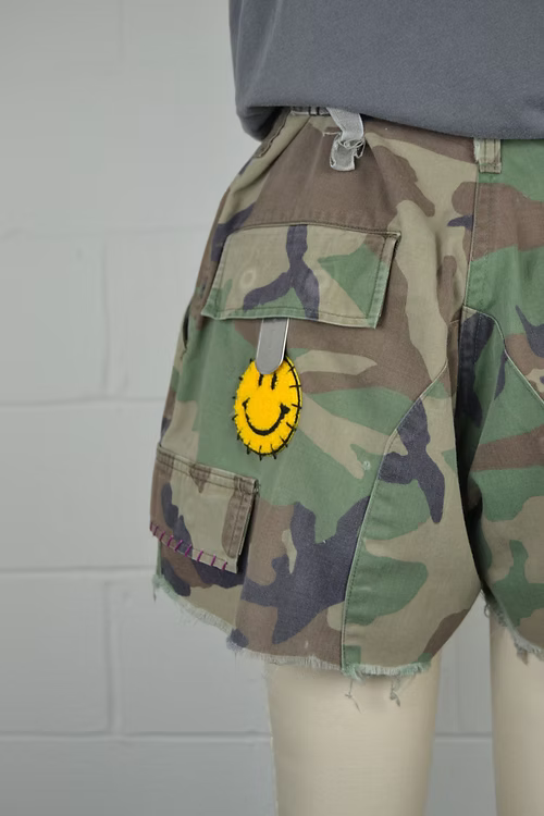 Rank & Sugar Cutoff Shorts - Camo