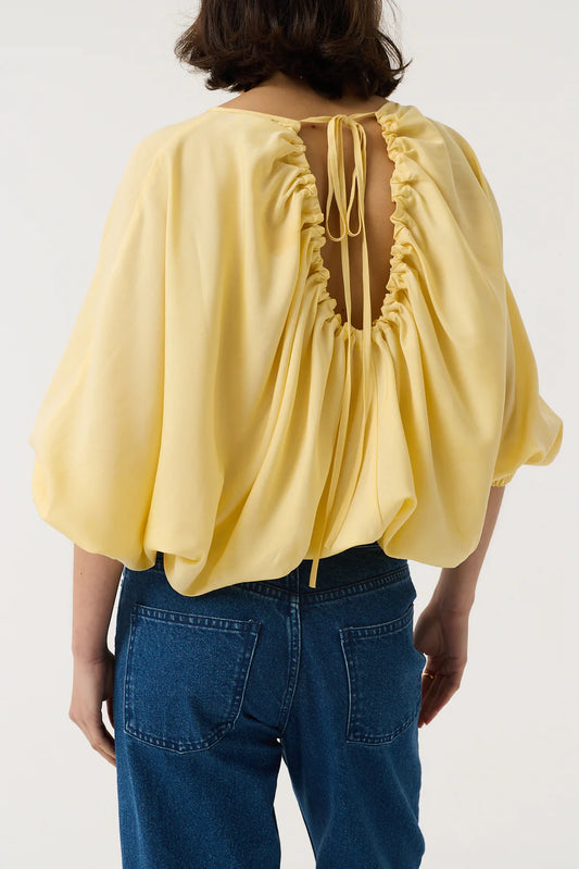 AKYN Arabella Top - Butter Yellow