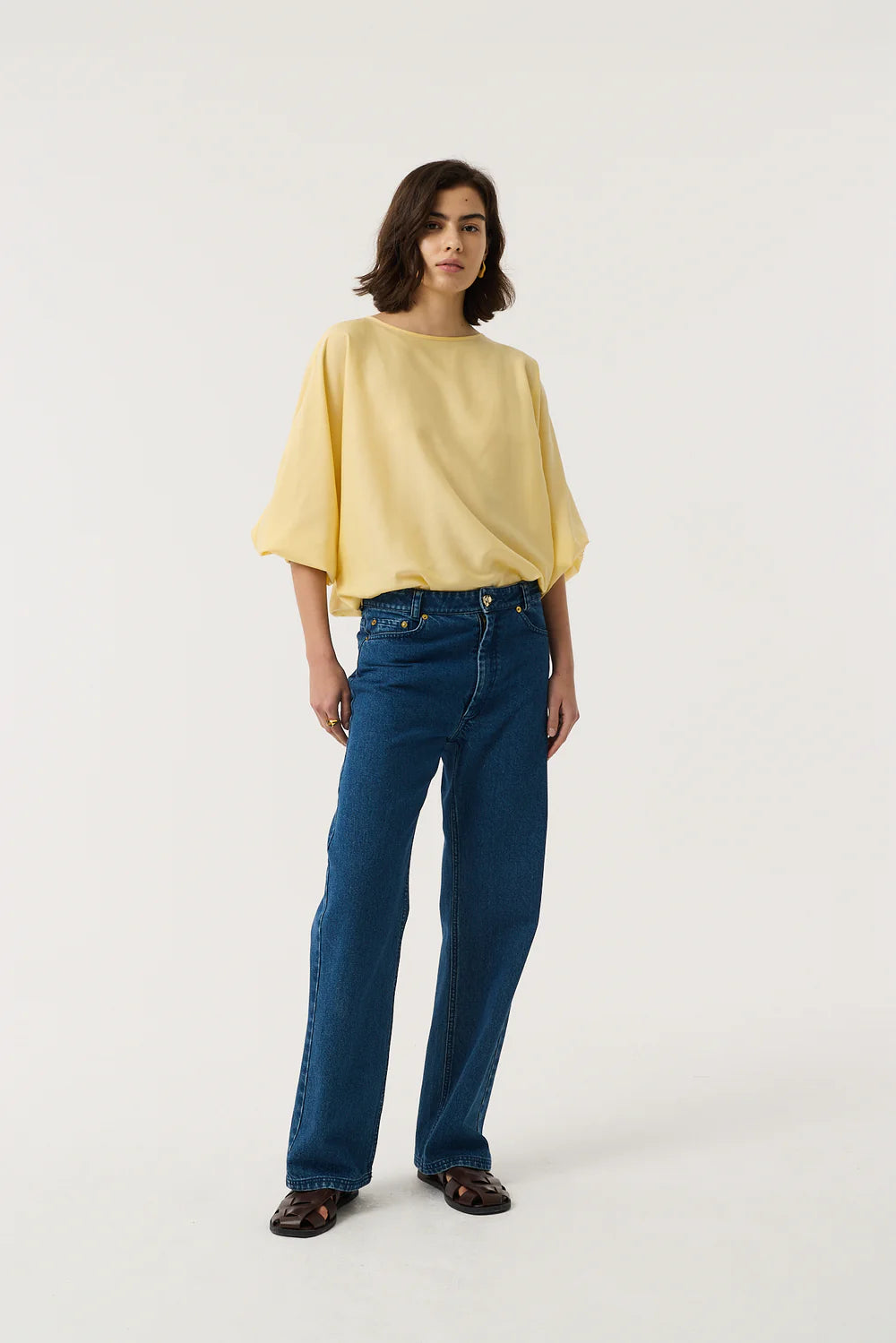 AKYN Arabella Top - Butter Yellow