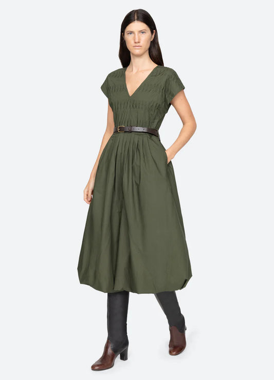 Sea-NY Belted Bubble Dress - Ivy