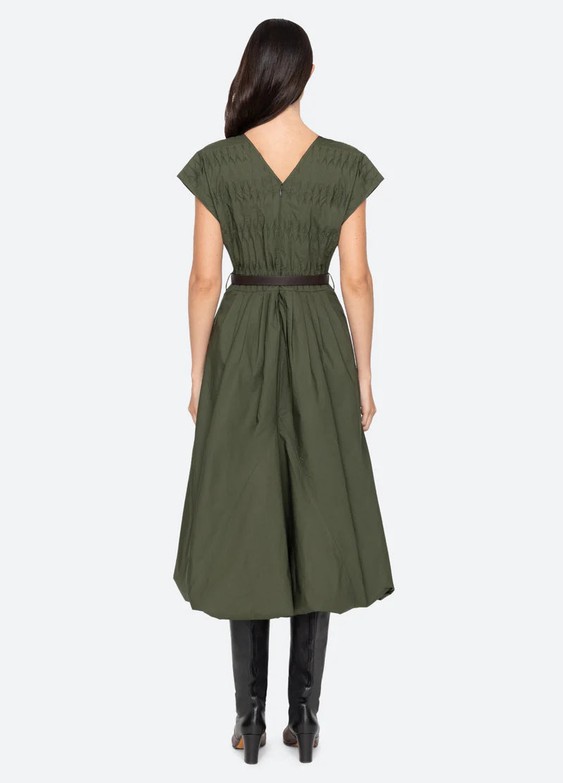 Sea-NY Belted Bubble Dress - Ivy