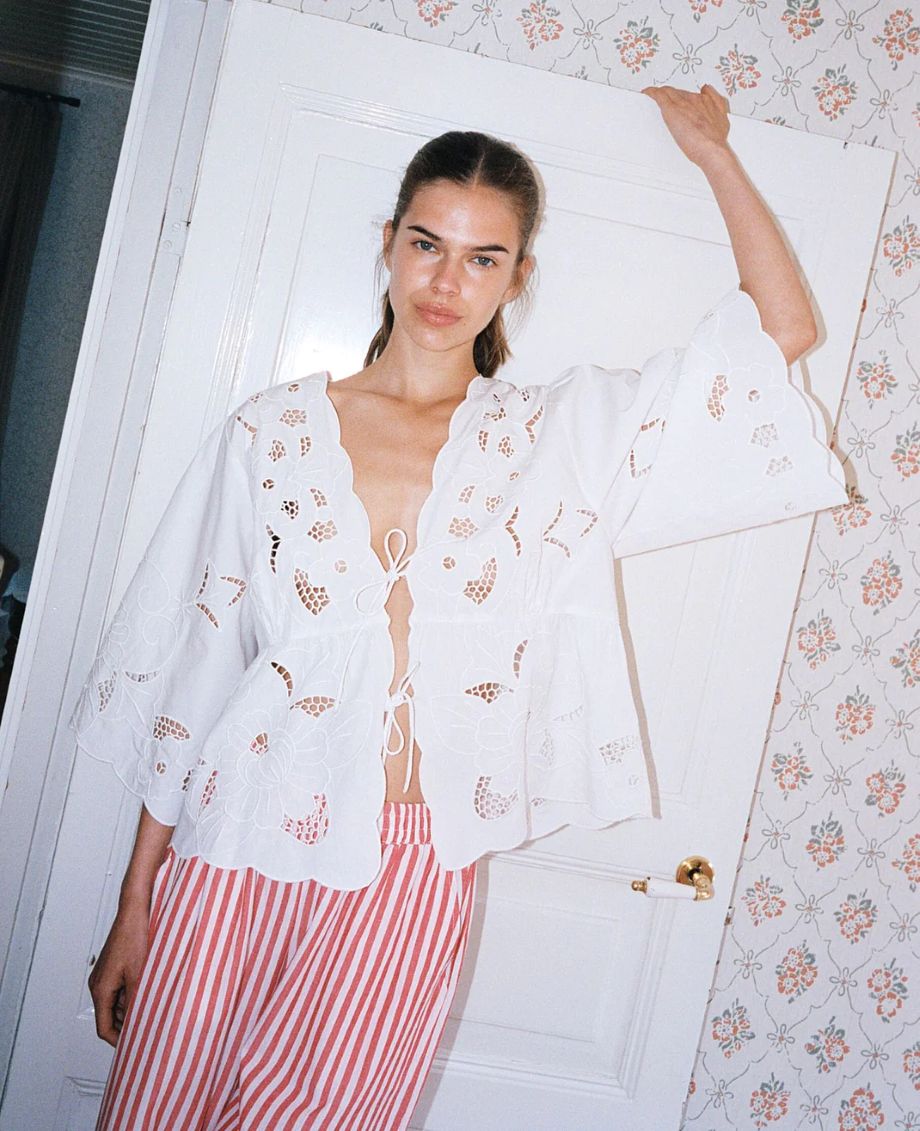Sissel-Edelbo Adeline Top - White