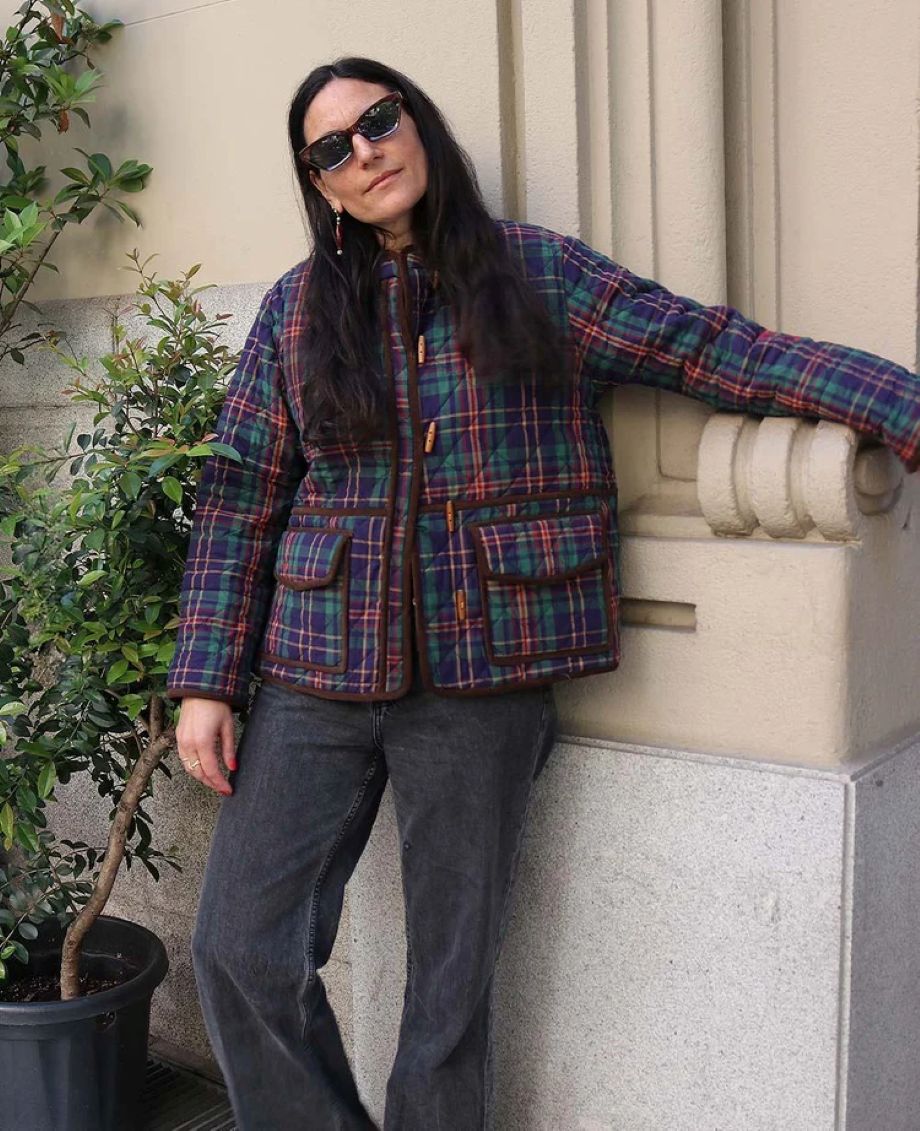 Sissel-Edelbo Adriane Jacket - Green Checks