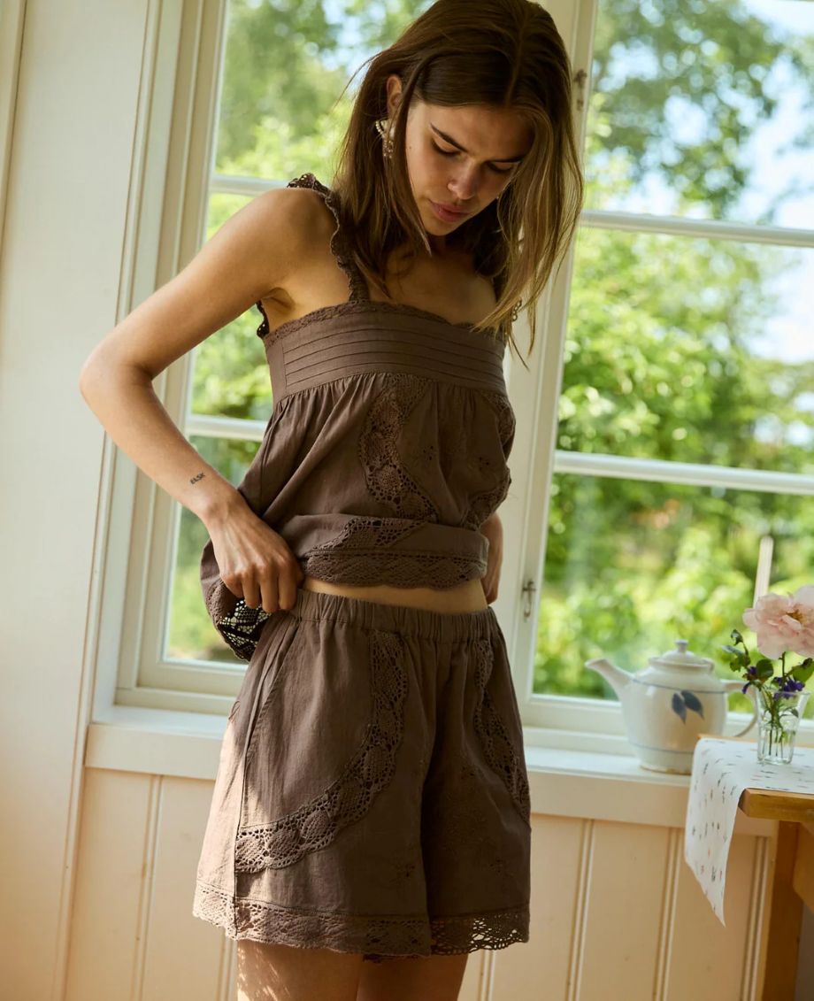 Sissel-Edelbo Agathe Shorts - Mole