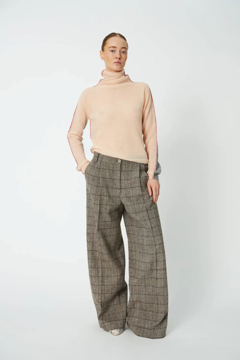 Stella-Nova Alpaca Turtleneck - Pale Pink