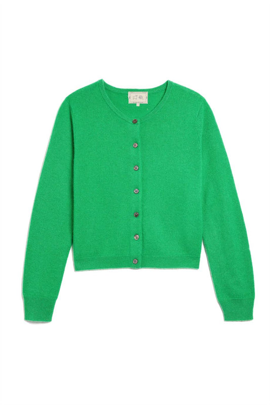 DemyLee Ava Cashmere Cardigan - Verdant