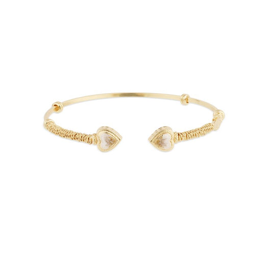 Gas Bijoux Duality Amore Bangle Bracelet - Ivory