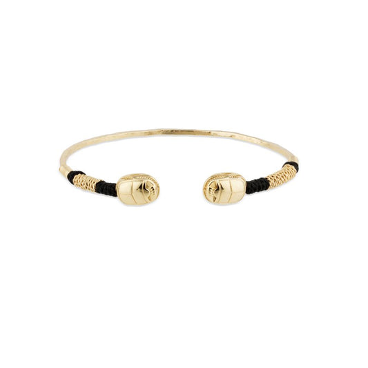 Gas Bijoux Scarab Duality Bracelet - Black