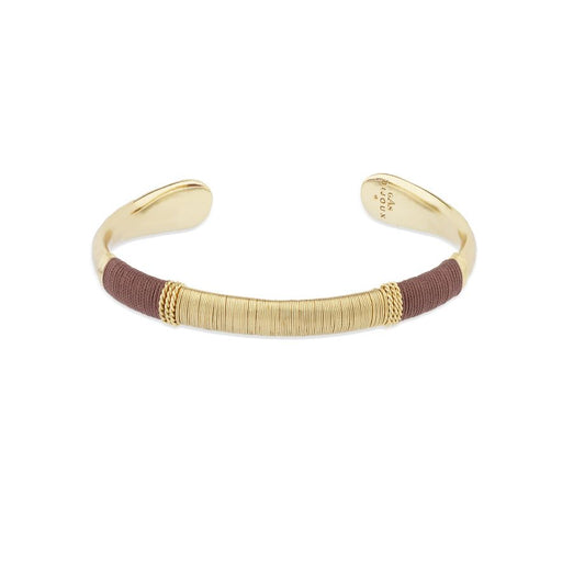 Gas Bijoux Macao Bangle Bracelet - Marron