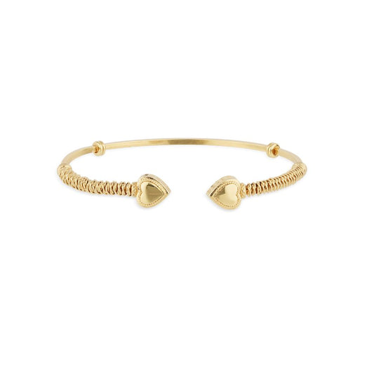 Gas Bijoux Duality Amore Bangle Bracelet - Gold