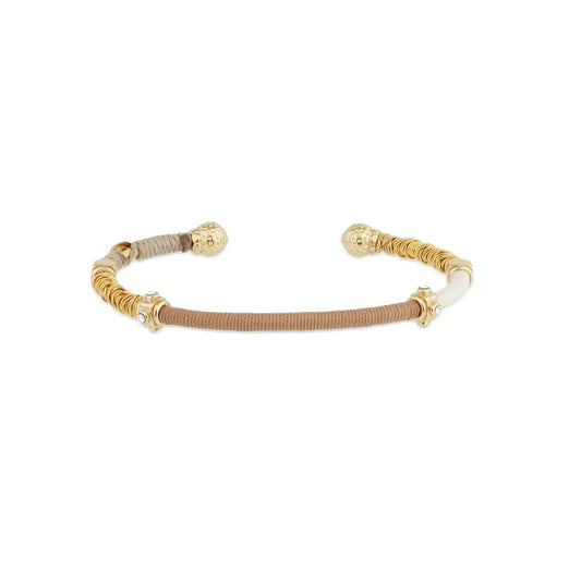 Gas Bijoux Zanzifull Bangle Bracelet - Marron/Multi