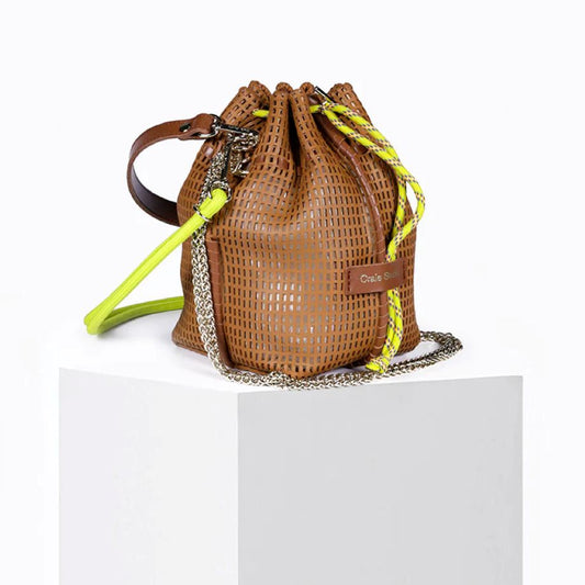 Craie Studio Bibi Mini Bucket Bag - Tan