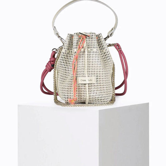 Craie Studio Bibi Mini Bucket Bag - Creme