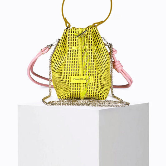 Craie Studio Bibi Mini Bucket Bag - Jaune