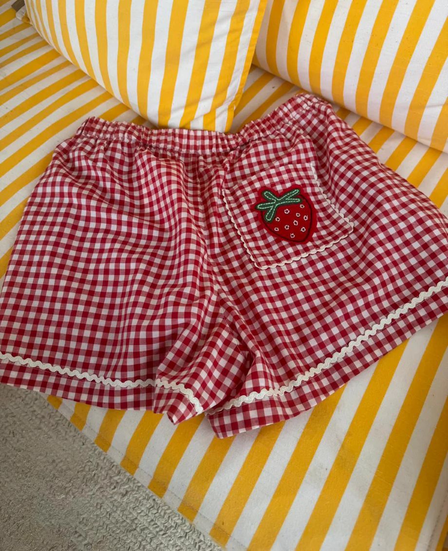 Sissel-Edelbo Bobbie Shorts - Red Checks