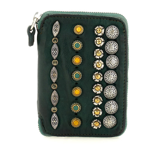 Campomaggi Tosca Wallet - Green Bottle