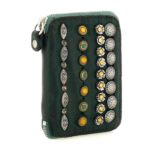 Campomaggi Tosca Wallet - Green Bottle
