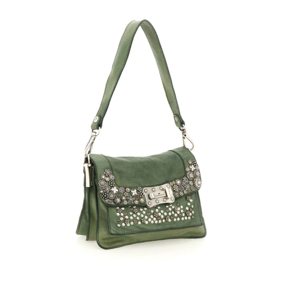Campomaggi Agnese Crossbody Bag - Lago