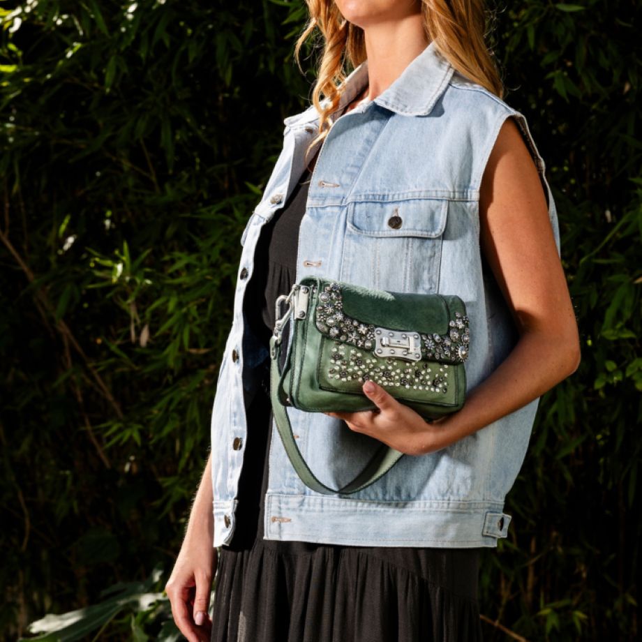 Campomaggi Agnese Crossbody Bag - Lago