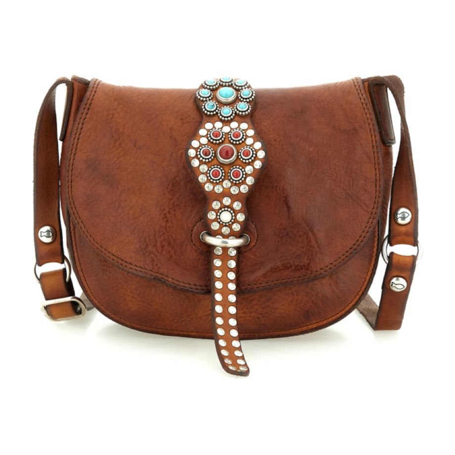 Campomaggi Linda Crossbody Bag - Cognac