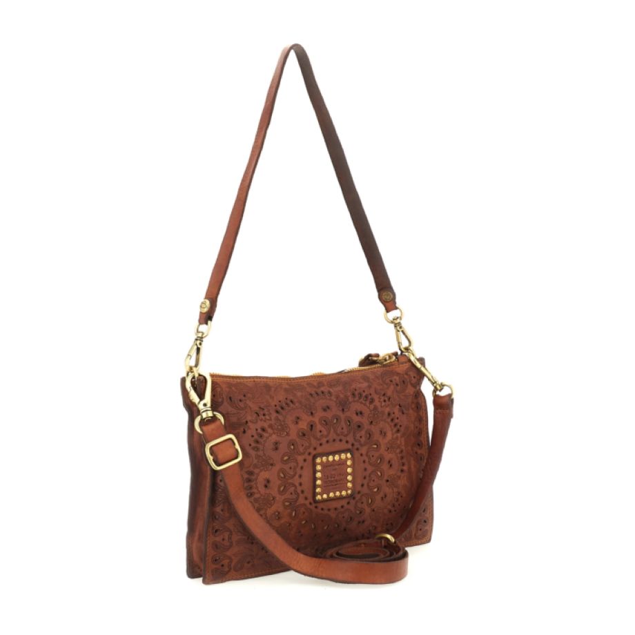 Campomaggi Eva Crossbody Bag - Cognac