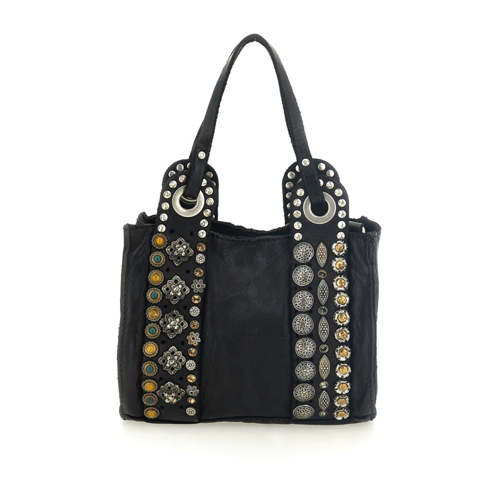 Campomaggi Dafne Forte dei Marmi Crossbody Bag - Black