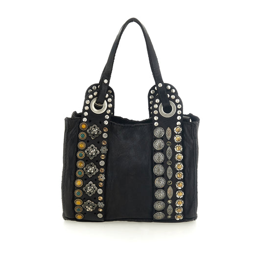 Campomaggi Dafne Forte dei Marmi Crossbody Bag - Black