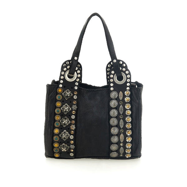 Campomaggi Dafne Forte dei Marmi Crossbody Bag - Black
