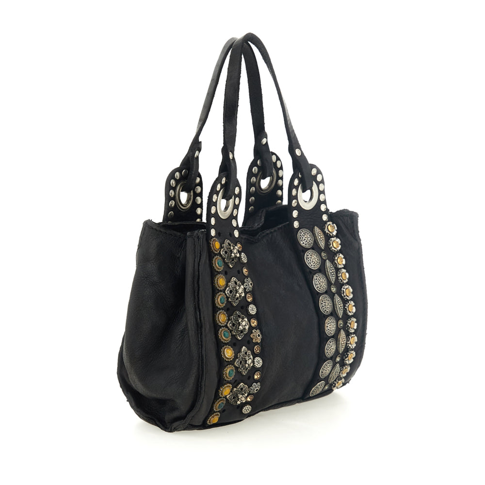 Campomaggi Dafne Forte dei Marmi Crossbody Bag - Black