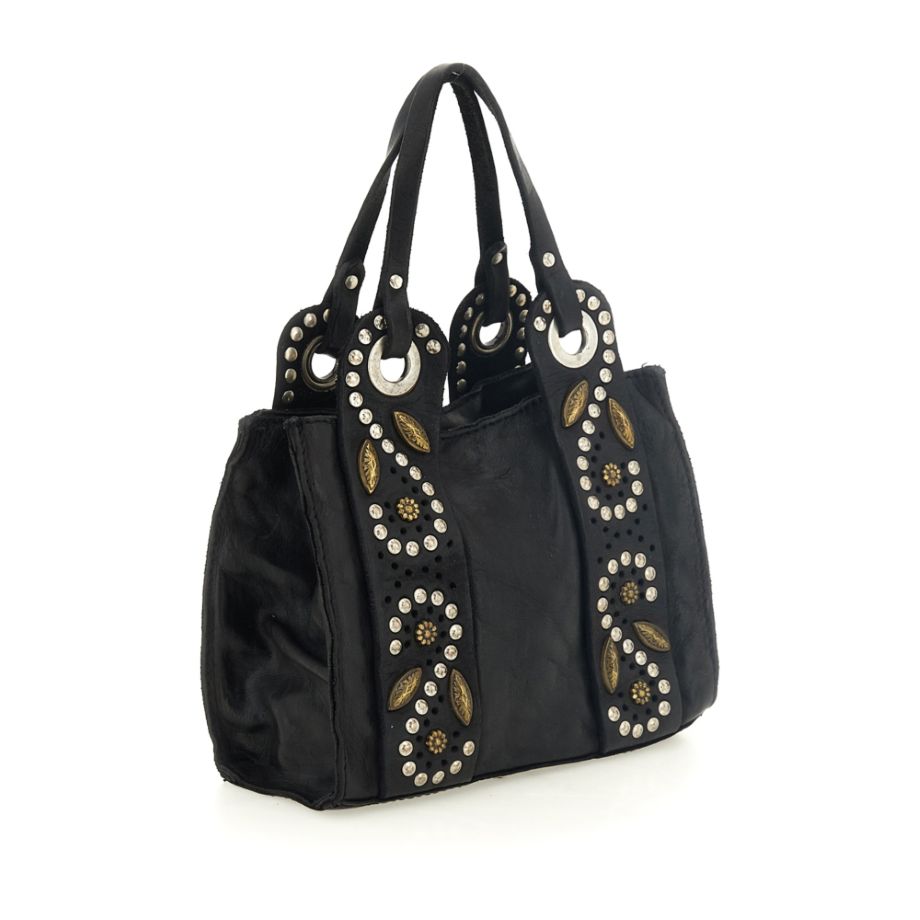 Campomaggi Dafne Siena Crossbody Handbag - Black