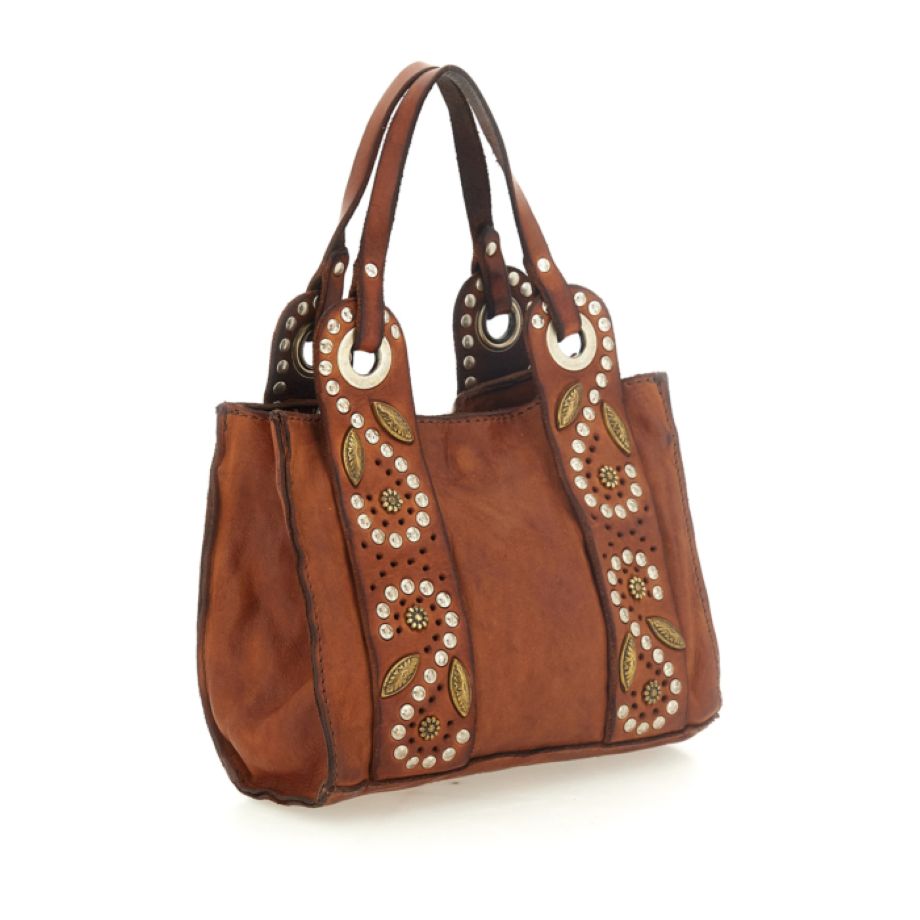 Campomaggi Dafne Siena Crossbody Handbag - Cognac