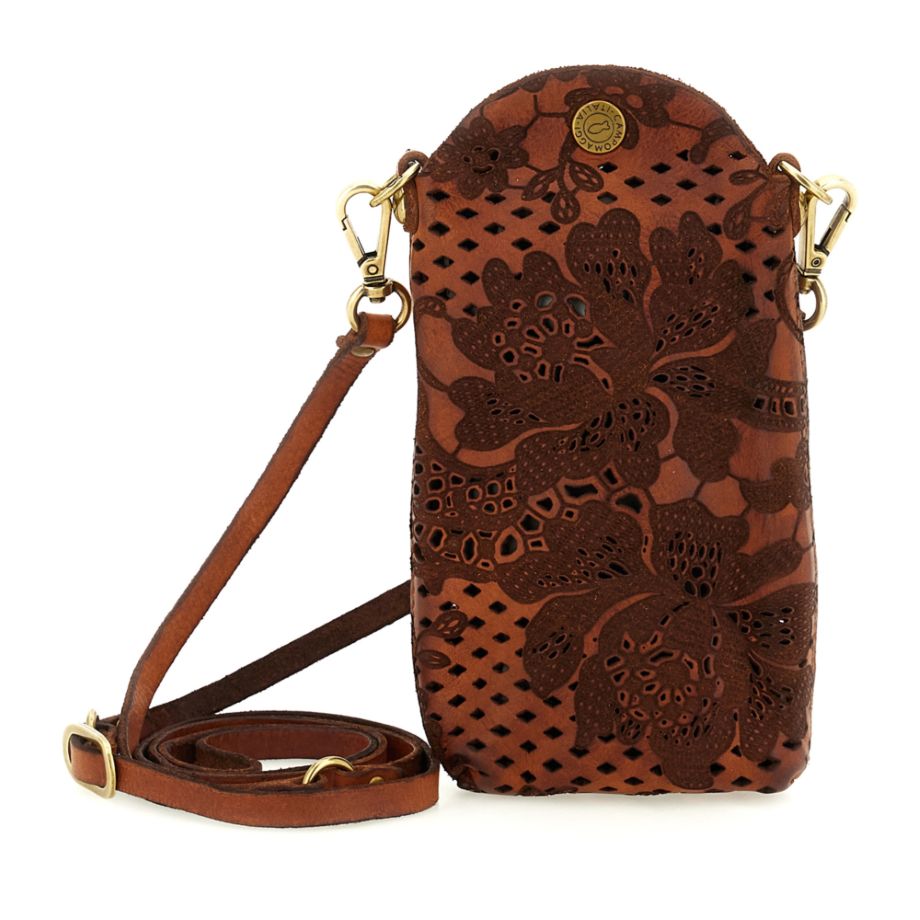 Campomaggi Virna Pietrasanta Phone Case  - Cognac