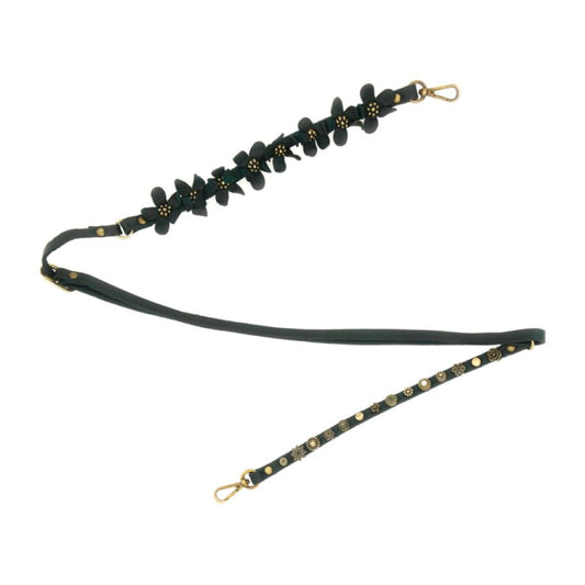 Campomaggi Flower Studs Phone Strap - Green Bottle