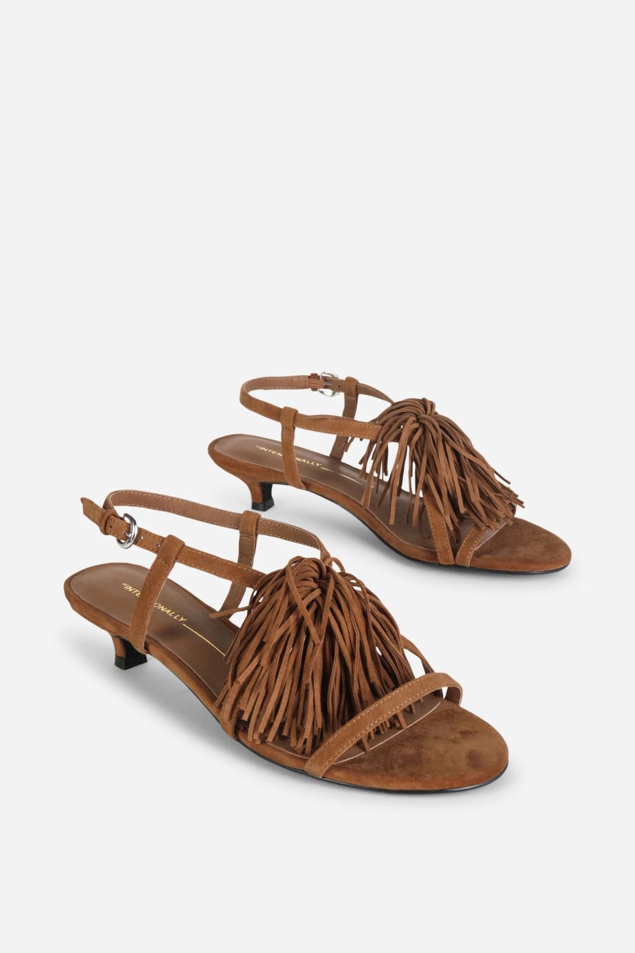 Intentionally Blank Chaperone Kitten Heel - Saddle